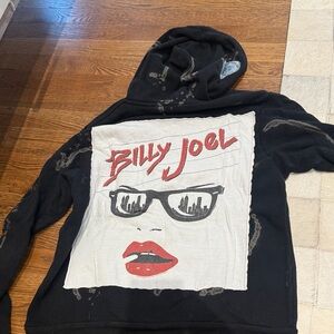 Black Hoodie with Graphic Print